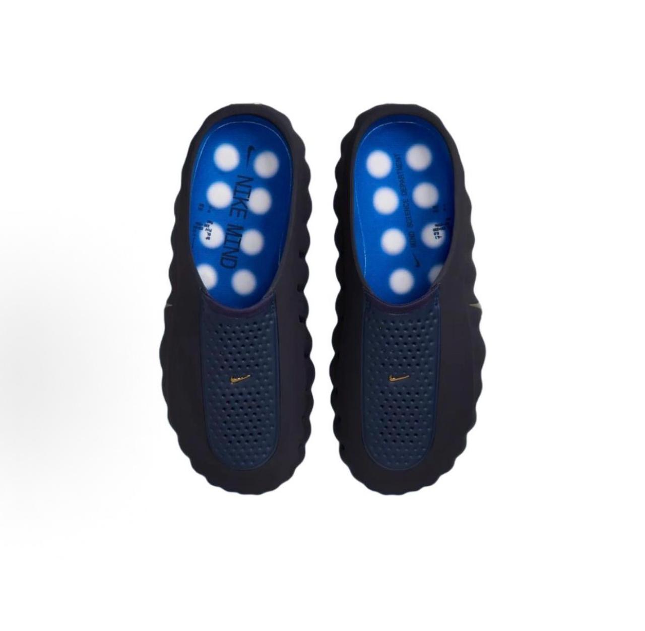 Lightweight Comfort Slide Sandals Casual Everyday Slip On Slippers Blue Black - Image 3