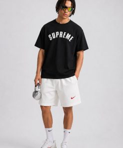 Premium Oversized Cotton Graphic T-Shirt Black