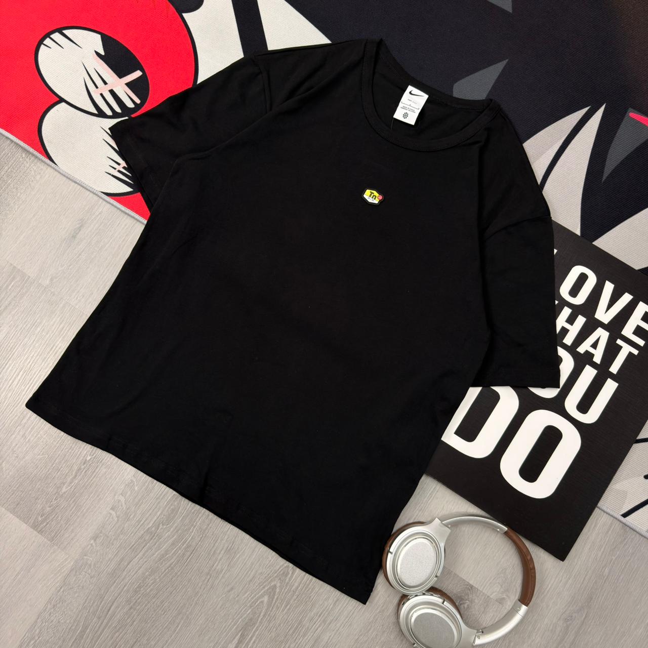 Premium Minimalist Black Cotton T-Shirt