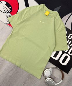 Premium Oversized Olive Green Cotton T-Shirt