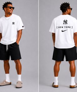 Premium Oversized NY Cotton White T-Shirt