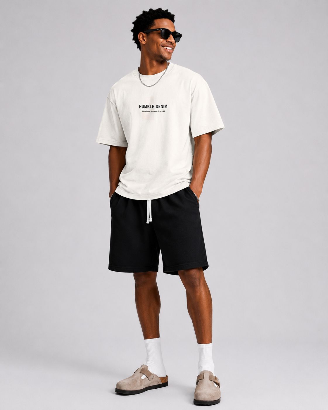 Premium Minimalist Cotton T-Shirt White