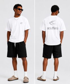 Oversized Graphic Cotton T Shirt Casual Streetwear White Tee