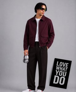 Premium Relaxed Fit Pleated Formal Black Pant