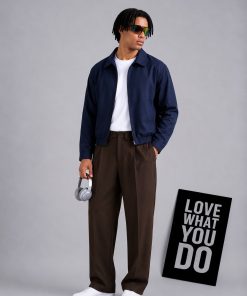 Premium Relaxed Fit Pleated Formal Brown Pant