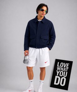 Premium Utility Bomber Blue Jacket