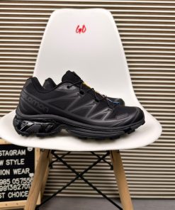 Trail Running Salomon Sneakers Full Black Lightweight Outdoor Sport Shoes