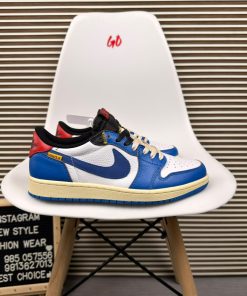 Premium Travis Low Top Sneaker Red Blue White