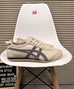 Classic Leather Heritage Tiger Sneaker Cream/Olive Grey