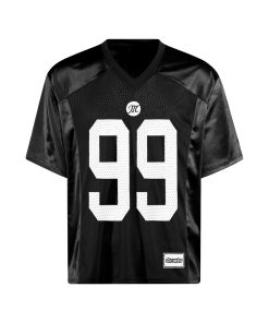 Vintage Mesh Graphic Number Silky Jersey White Black