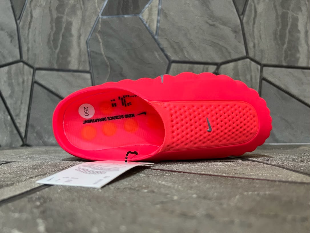 Lightweight Comfort Slide Sandals Casual Everyday Slip On Slippers 'Crimson Red' - Image 9