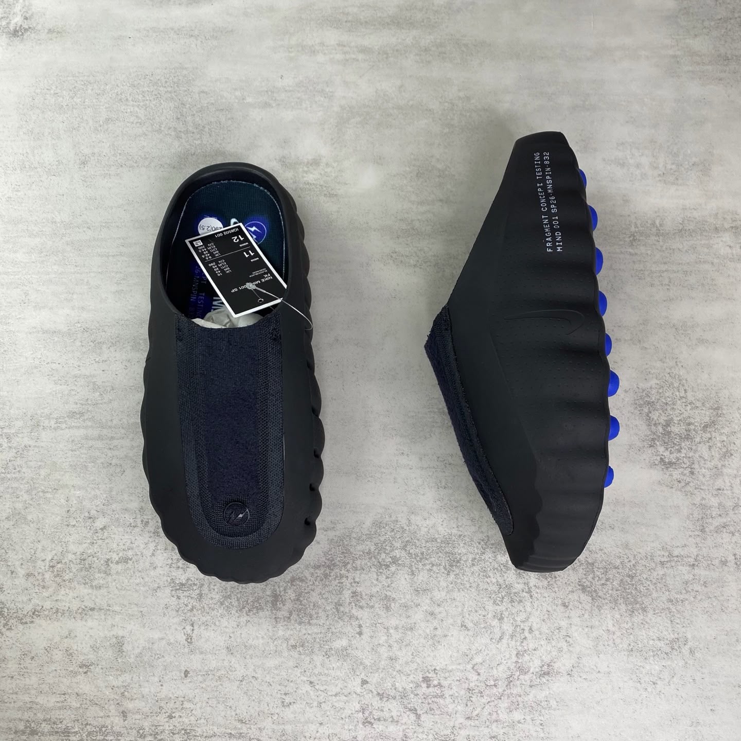 Lightweight Comfort Slide Sandals Casual Everyday Slip On Slippers Black Purple - Image 2