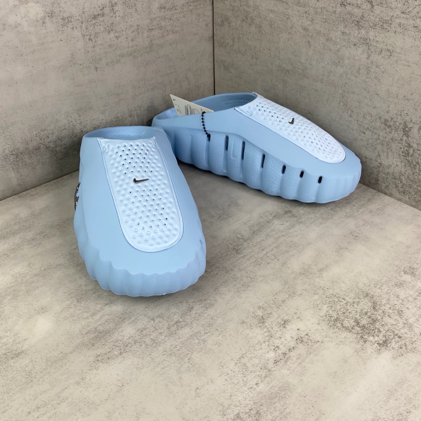 Lightweight Comfort Slide Sandals Casual Everyday Slip On Slippers Baby Blue - Image 3