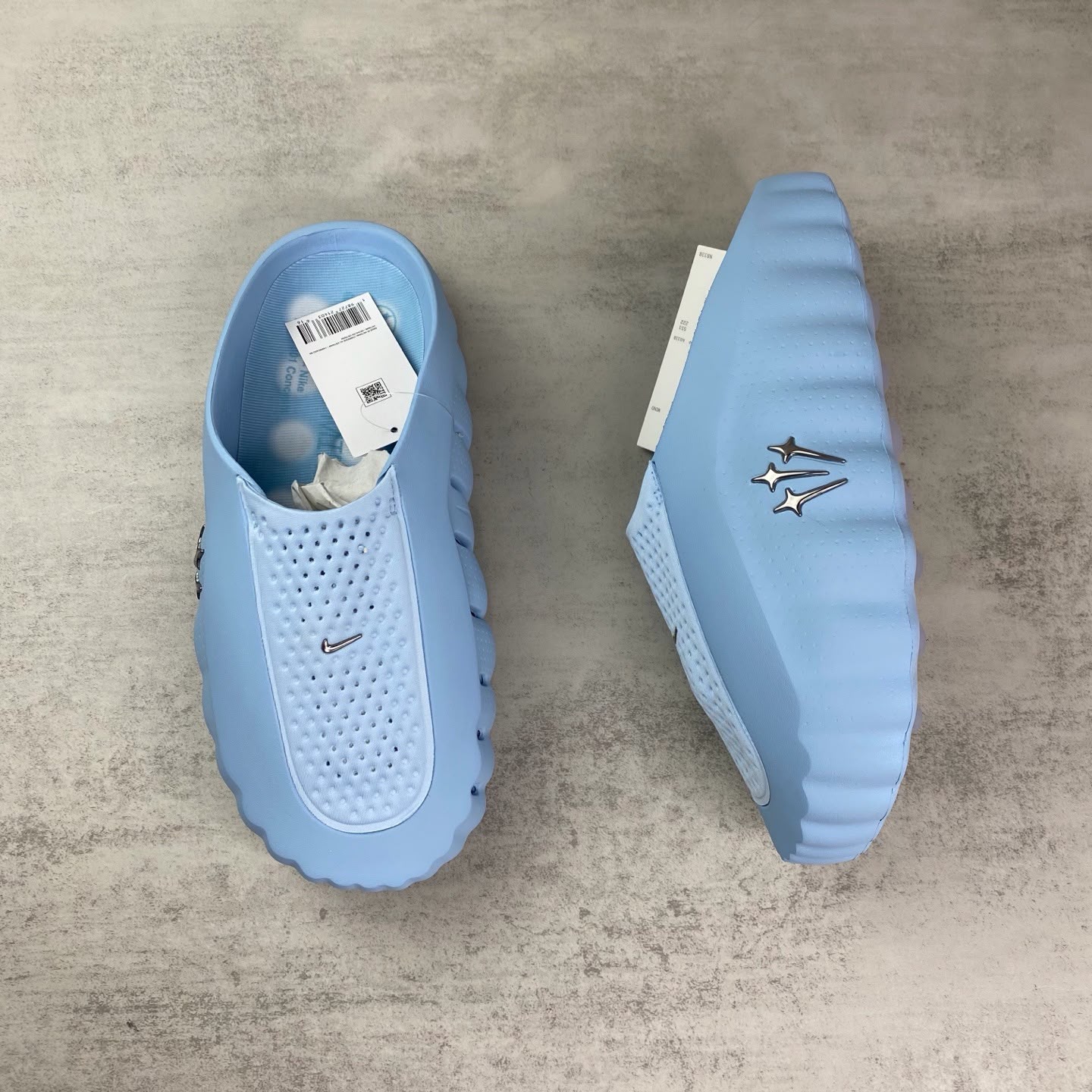 Lightweight Comfort Slide Sandals Casual Everyday Slip On Slippers Baby Blue - Image 2