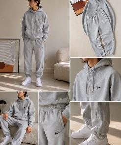 Premium Hoodie & Jogger Pant Grey Set