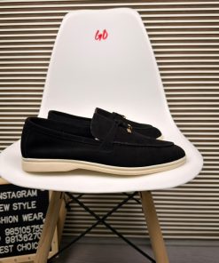 Classic Casual Everyday Lightweight Slip-On Black Loafer
