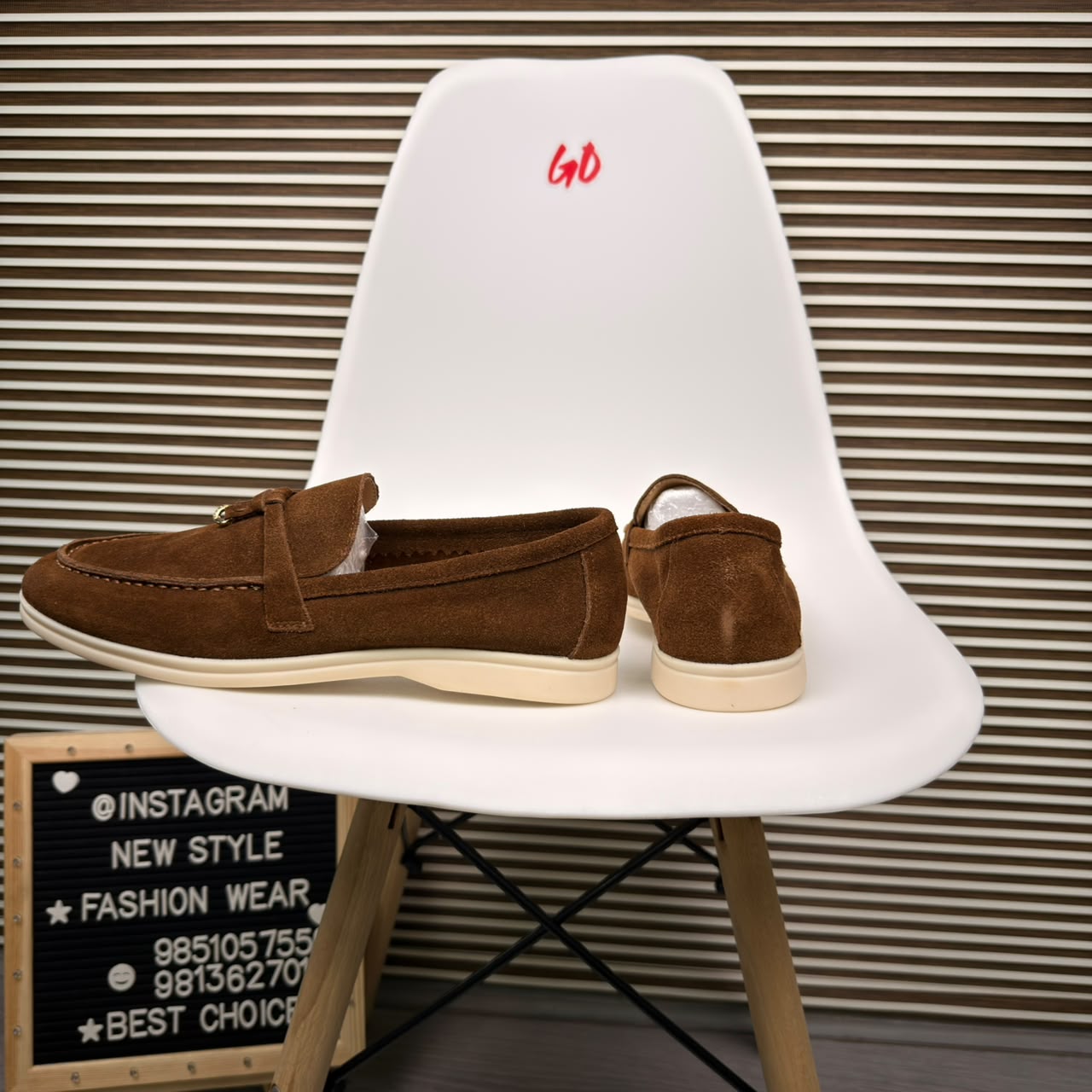 Classic Casual Everyday Lightweight Slip-On Brown Loafer - Image 2