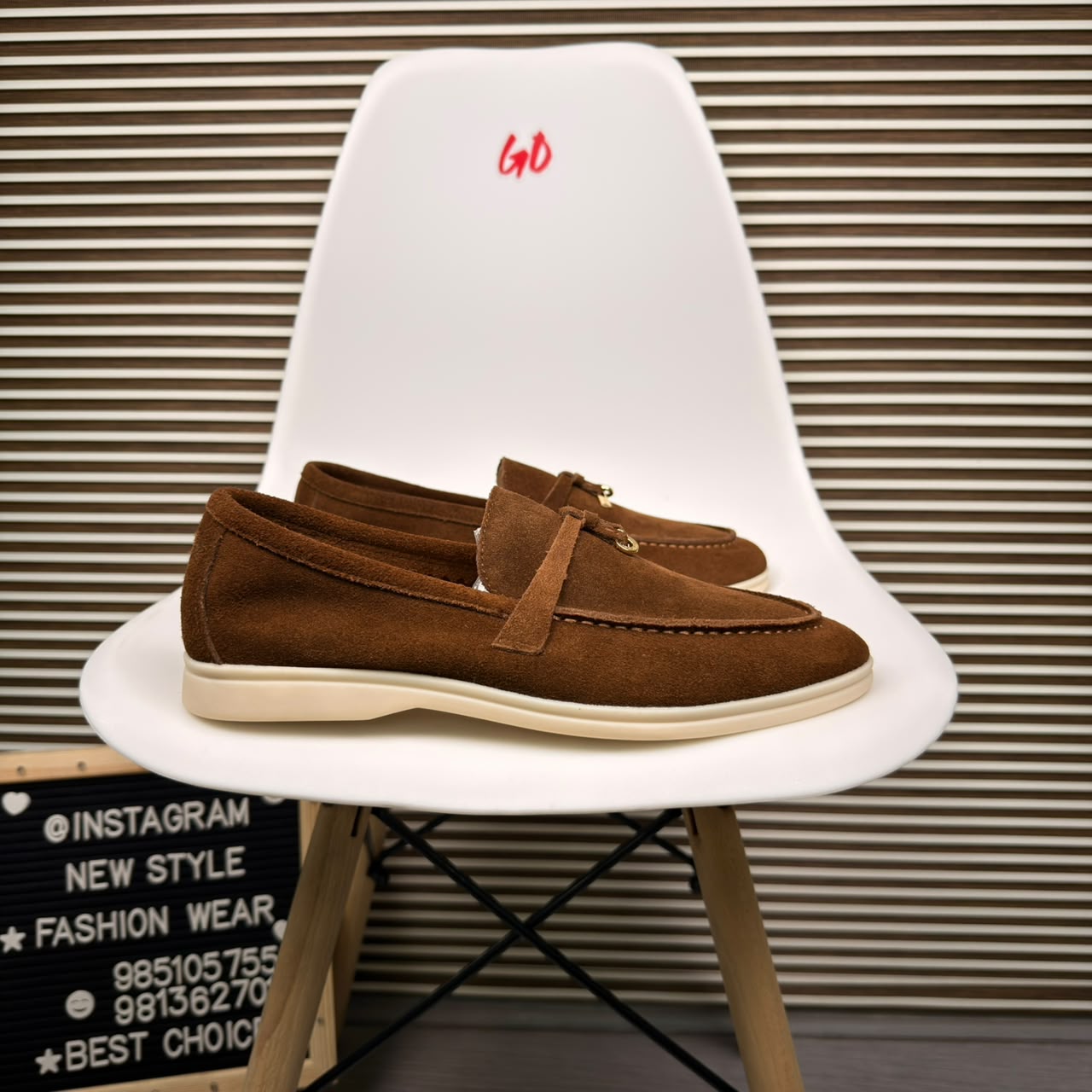 Classic Casual Everyday Lightweight Slip-On Brown Loafer