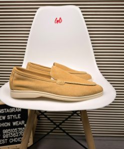Minimal Moc-Toe Casual Lightweight Slip-On Turmeric Yellow Loafer