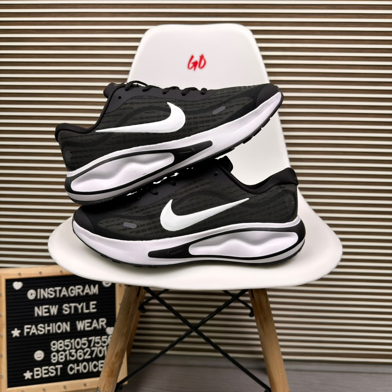 Black & White Everyday Casual Comfortable Cushioned Sneaker - Image 8