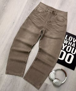 Premium Straight-Leg Everyday Vintage Faded Beige Pant