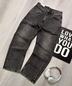 Premium Straight-Leg Everyday Vintage Black Pant