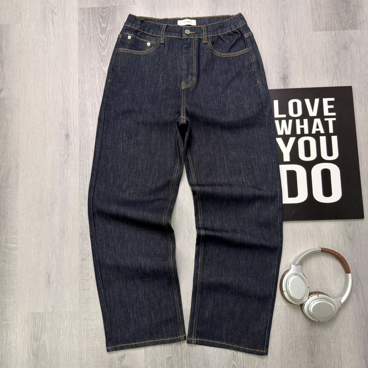 Premium Straight-Leg Everyday Dark Indigo Pant - Image 2