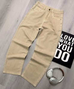Premium Straight-Leg Everyday Beige Pant