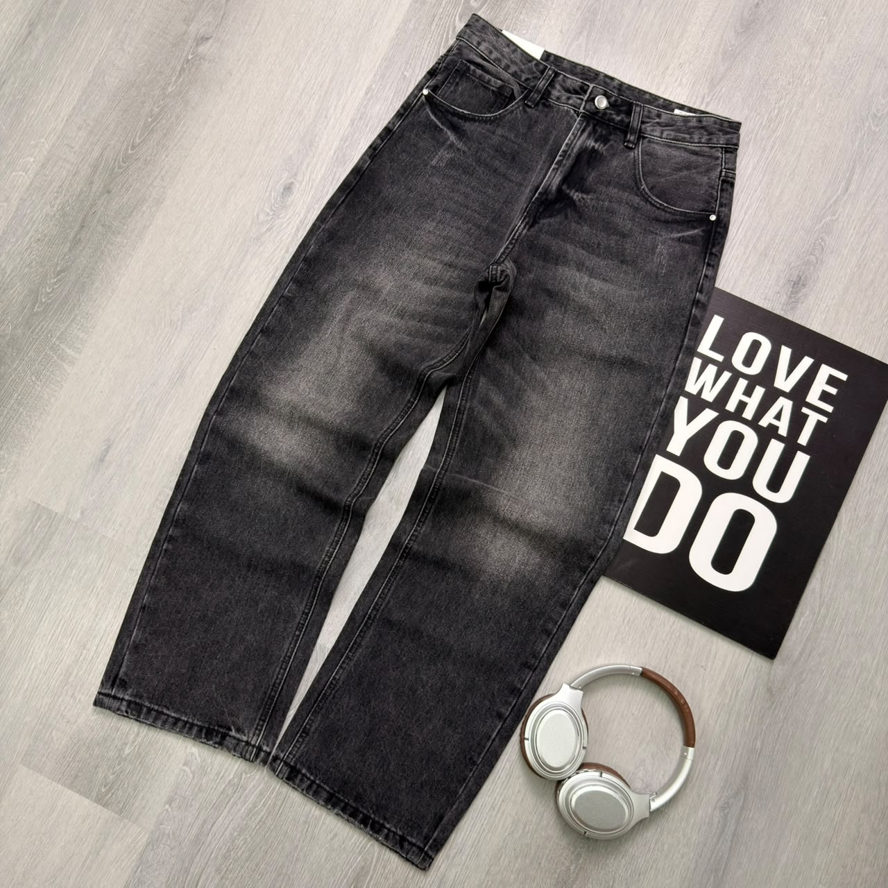 Premium Straight-Leg Everyday Vintage Onyx Pant
