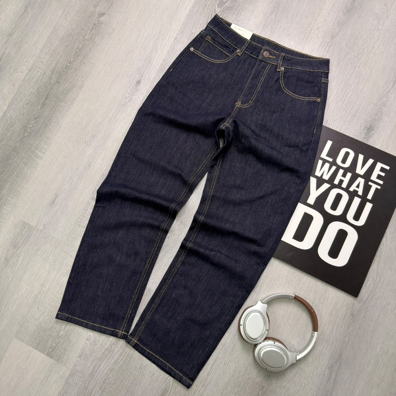 Premium Straight-Leg Everyday Deep Indigo Pant