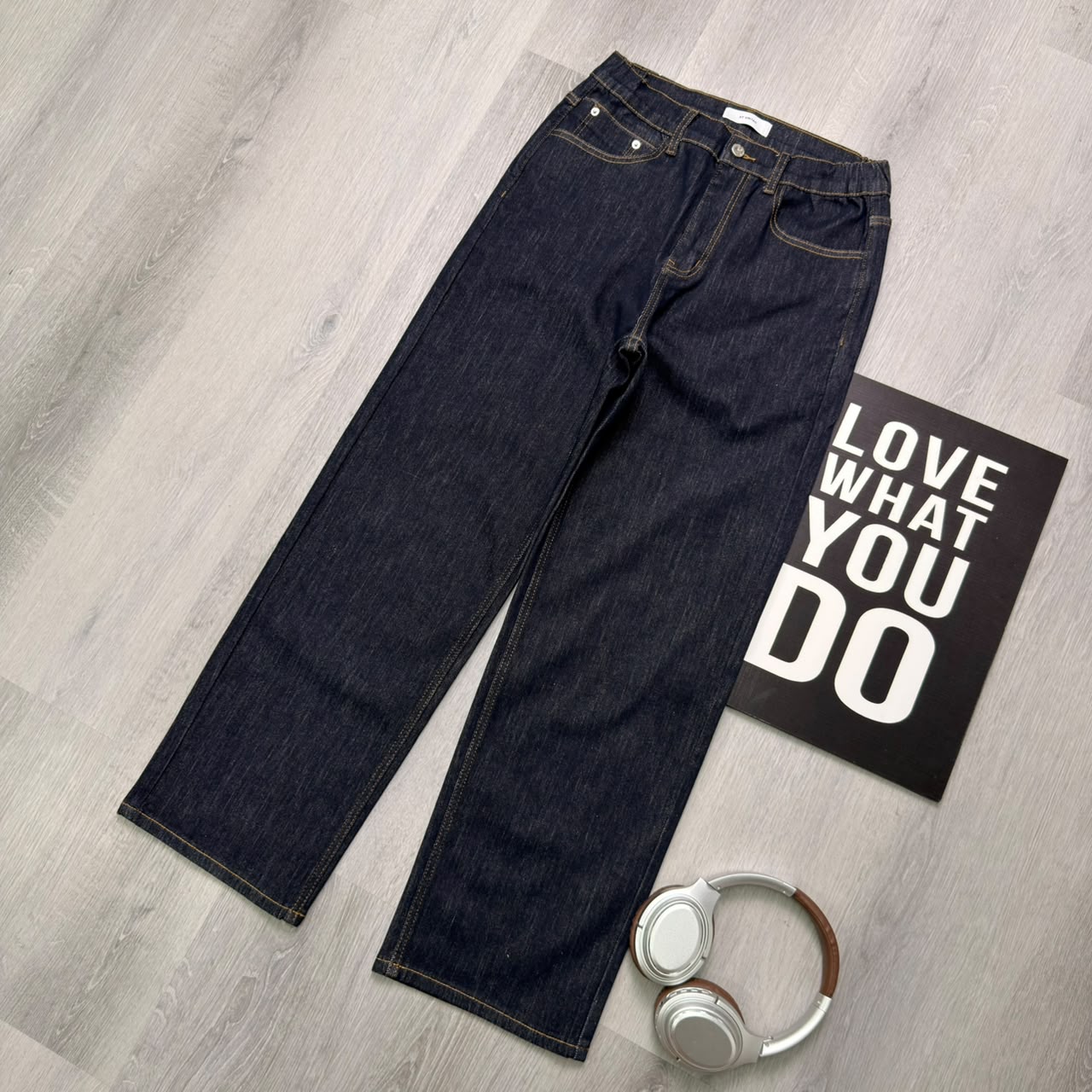 Premium Straight-Leg Everyday Dark Indigo Pant - Image 3