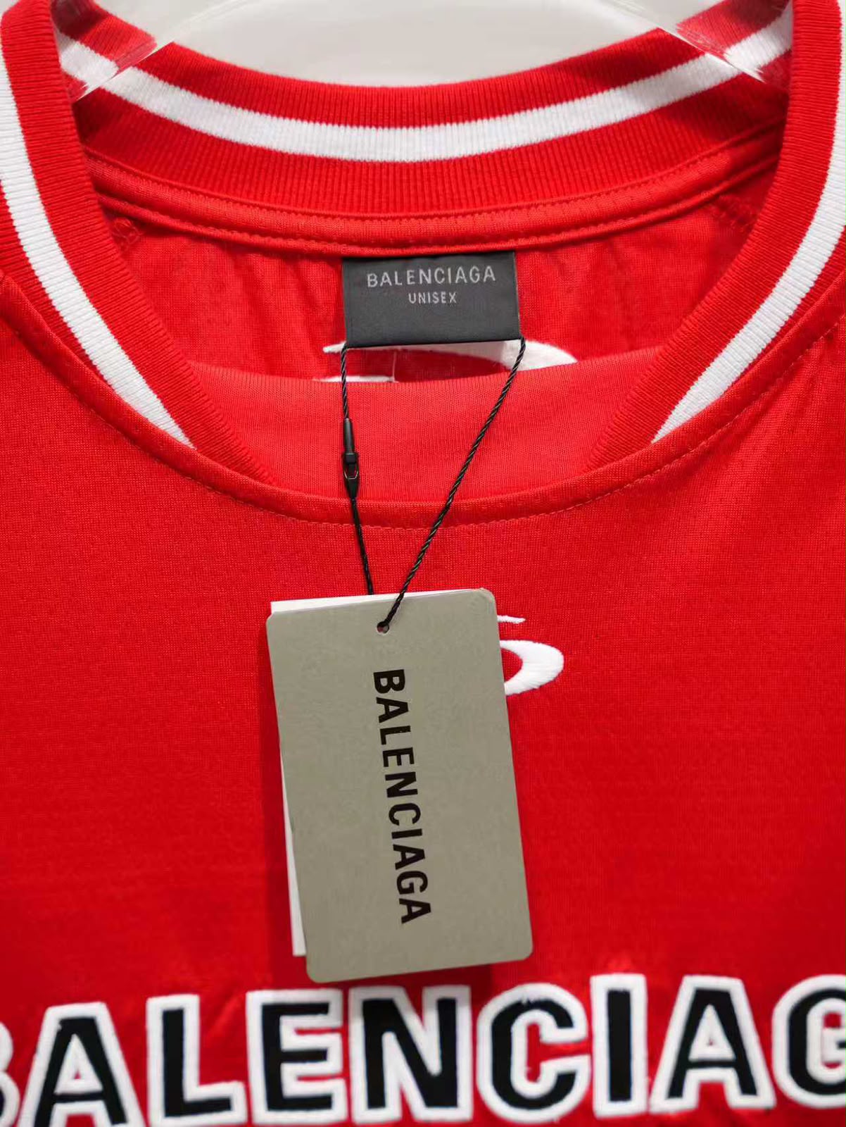 Red Basketball Inspired Performance Jersey - Image 3