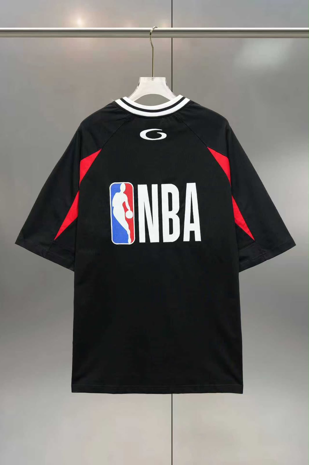Black Basketball Inspired Performance Jersey - Image 2