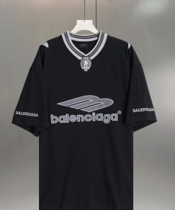 Black Football Inspired Jersey