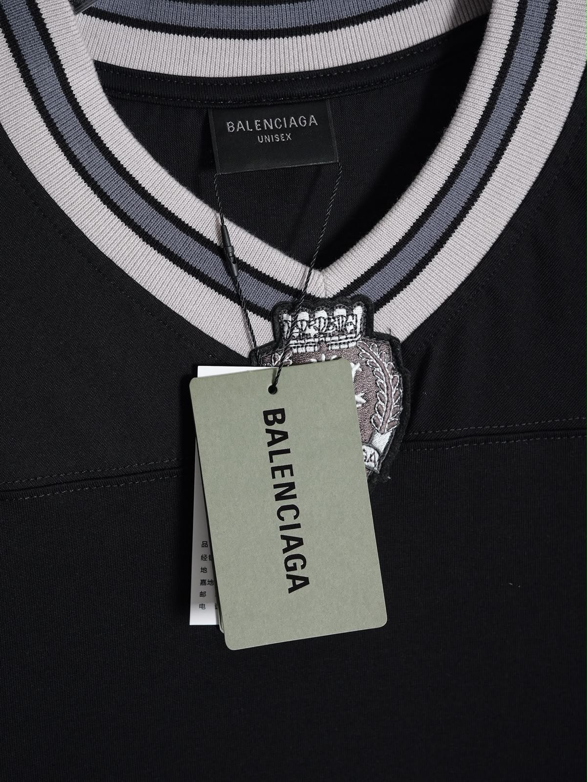 Black Football Inspired Jersey - Image 6