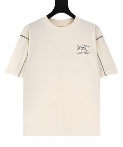 Technical Outdoor-Inspired Graphic T-Shirt Off White