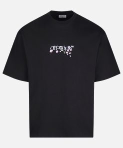 Black Floral Graphic Oversized T-Shirt