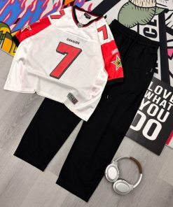 Premium Graphic Mesh Streetwear Set
