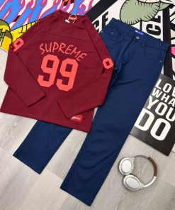 Premium Graphic Mesh Streetwear Set