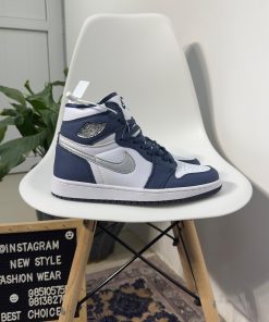 Midnight Navy Classic High-Top Sneaker