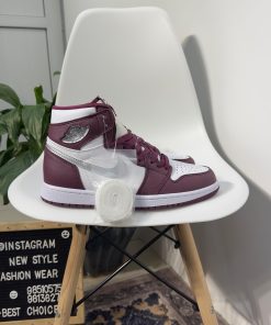 Bordeaux Classic High-Top Sneaker