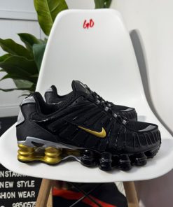 Gold Black Shox Street Runner