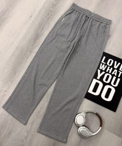 Premium Classic Relaxed Fit Drawstring Casual Grey Sweatpant