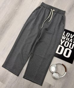 Obsidian Flow Relaxed Grey Trouser Pant