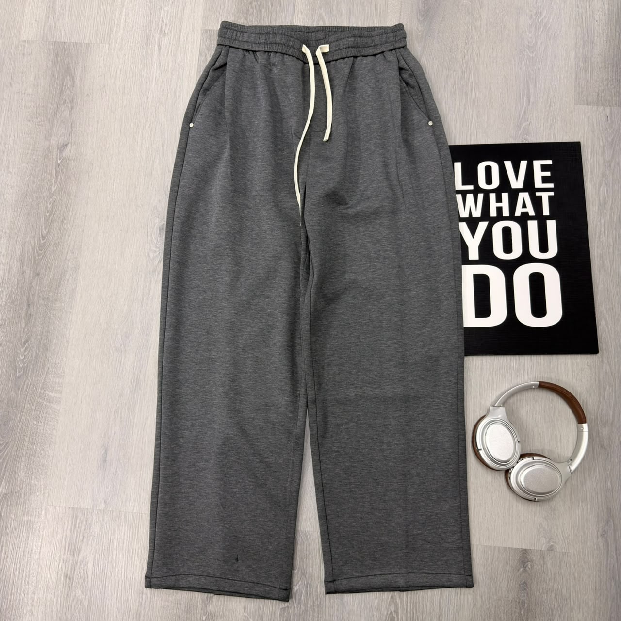 Obsidian Flow Relaxed Grey Trouser Pant - Image 2