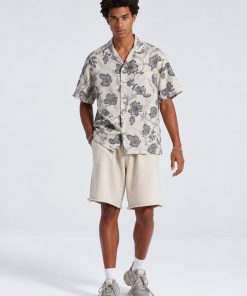 Vintage Bloom Resort Half Shirt