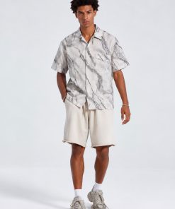 Marble Mist Half Shirt