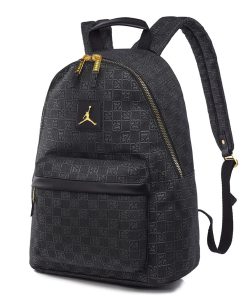 Black Gold Monogram Classic Backpack