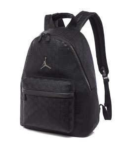 Black Silver Monogram Classic Backpack