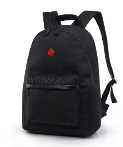 Black Red Monogram Classic Backpack